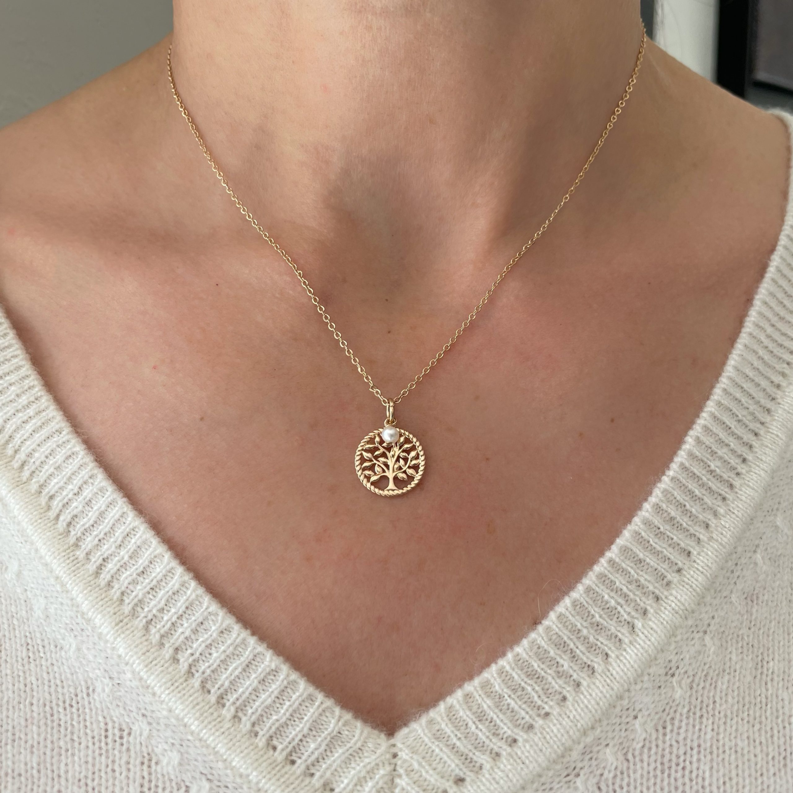 Plaqué Or Jaune Bijoux Arbre De Vie Pas Cher Bijoux Collier