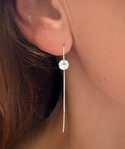 Fils d’oreille Friday night en argent