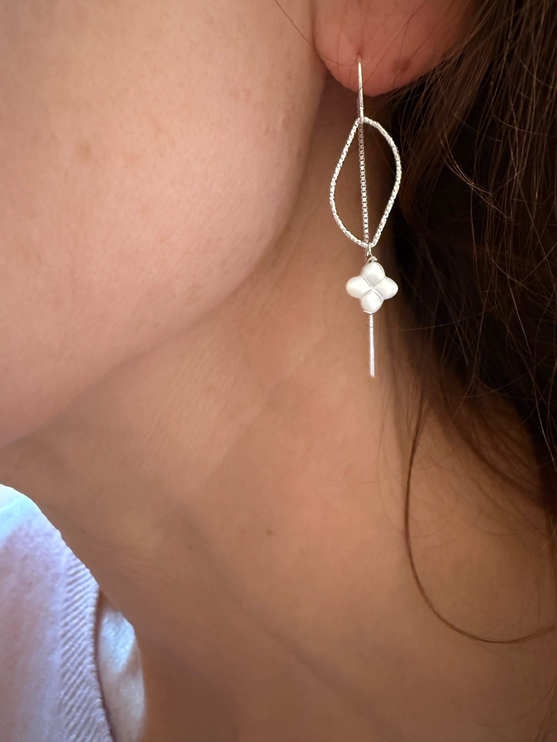 Fils d’oreilles rosée du matin 2 Fils d’oreilles rosée du matin