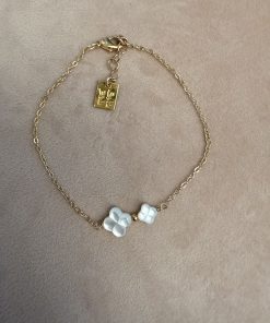 Bracelet plaqué or Double chance