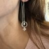 Boucles d’oreille fils d’oreilles Valeria en argent 6 Boucles d’oreille fils d’oreilles Valeria en argent